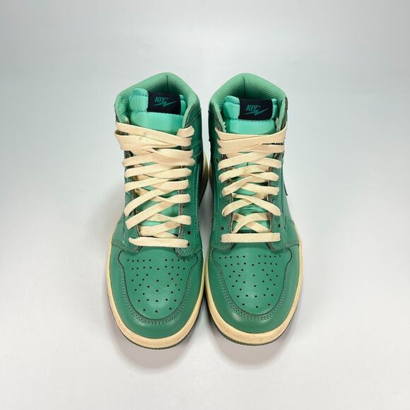 Reves Paris Air Kiy 85 Hi Statue of Liberty Green Leather Sneakers Mens Size 7.5 main image 4